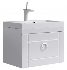 Тумба с раковиной белый глянец 60 см Aqwella 5 Stars Infinity SETInf.01.06/001/Inf.06.04.D