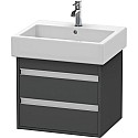 Тумба графит матовый 55 см Duravit Ketho KT663604949