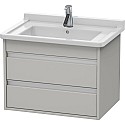 Тумба бетонно-серый матовый 65 см Duravit Ketho KT664300707