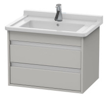 Тумба бетонно-серый матовый 65 см Duravit Ketho KT664300707