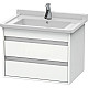 Купить Тумба белый матовый 65 см Duravit Ketho KT664301818 в магазине сантехники Santeh-Crystal.ru