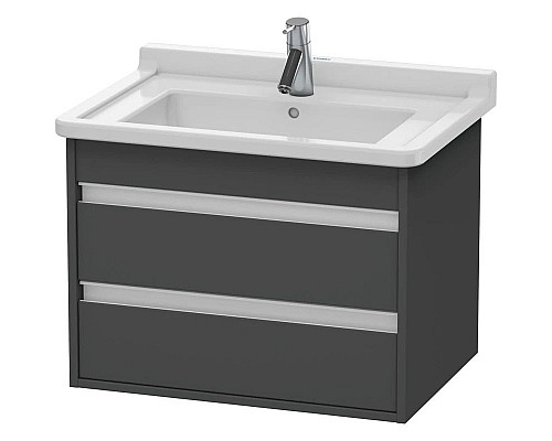 Заказать Тумба графит матовый 65 см Duravit Ketho KT664304949 в магазине сантехники Santeh-Crystal.ru