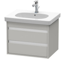 Тумба бетонно-серый матовый 60 см Duravit Ketho KT665000707