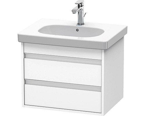 Приобрести Тумба белый матовый 60 см Duravit Ketho KT665001818 в магазине сантехники Santeh-Crystal.ru