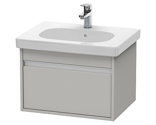 Купить Тумба бетонно-серый матовый 60 см Duravit Ketho KT667000707 в магазине сантехники Santeh-Crystal.ru