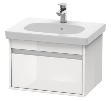 Тумба белый глянец 60 см Duravit Ketho KT667002222