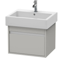 Тумба бетонно-серый матовый 55 см Duravit Ketho KT668600707