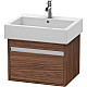 Купить Тумба темный орех 55 см Duravit Ketho KT668602121 в магазине сантехники Santeh-Crystal.ru