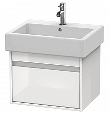 Тумба белый глянец 55 см Duravit Ketho KT668602222