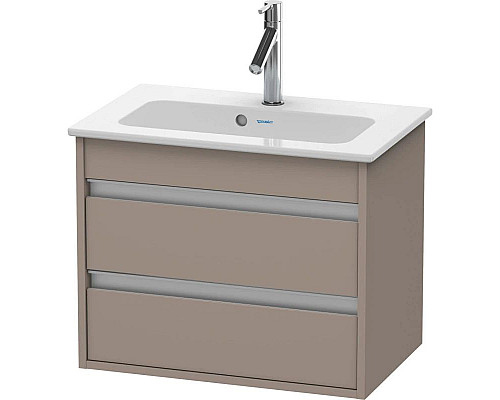 Заказать Тумба базальт матовый 60 см Duravit Ketho KT645204343 в магазине сантехники Santeh-Crystal.ru