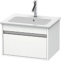 Тумба белый матовый 60 см Duravit Ketho KT641801818