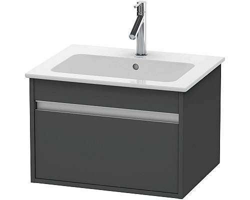 Купить Тумба графит матовый 60 см Duravit Ketho KT641804949 в магазине сантехники Santeh-Crystal.ru
