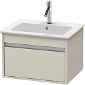 Тумба тауп матовый 60 см Duravit Ketho KT641809191