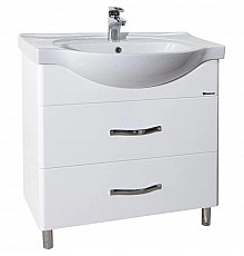 Тумба с раковиной белый глянец 70 см Bellezza Анкона 4639611110011 + 4690311008978