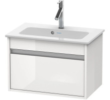 Тумба белый глянец 60 см Duravit Ketho KT642202222