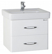 Тумба с раковиной белый глянец 60 см Bellezza Джела 4639809670013 + 4620000148562