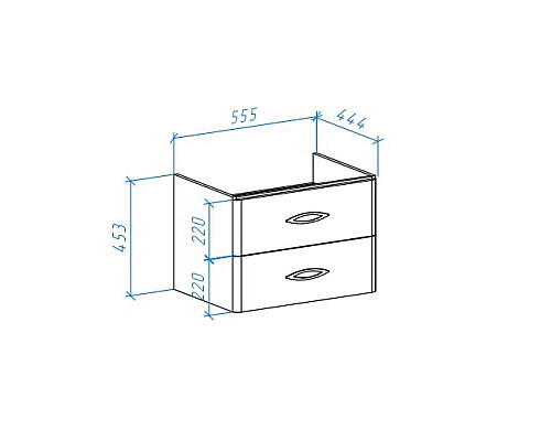 Заказать Тумба с раковиной белый глянец 60 см Bellezza Джела 4639809670013 + 4620000148562 в магазине сантехники Santeh-Crystal.ru