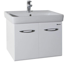 Тумба с раковиной белый глянец 70 см Bellezza Джела 4639811540014 + 4620000148555