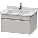 Тумба бетонно-серый матовый 65 см Duravit DuraStyle DS638700707