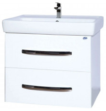 Тумба с раковиной белый глянец 60 см Bellezza Рокко 4635309670010 + 4620000148562