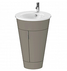 Тумба каменно-серый шелковисто-матовый 56 см Duravit Starck S1952009292