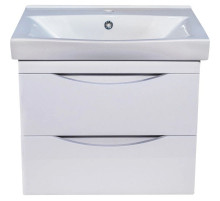 Тумба с раковиной белый глянец 60,5 см Bellezza Санриса 4630109180011 + 4690311076861