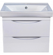 Тумба с раковиной белый глянец 60,5 см Bellezza Санриса 4630109180011 + 4690311076861