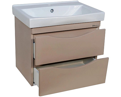 Приобрести Тумба с раковиной капучино 60,5 см Bellezza Санриса 4630109180455 + 4690311076861 в магазине сантехники Santeh-Crystal.ru