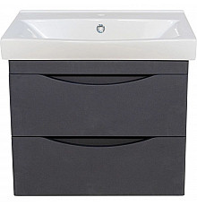 Тумба с раковиной серебро 60,5 см Bellezza Санриса 4630109180363 + 4690311076861