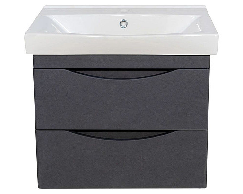 Купить Тумба с раковиной серебро 60,5 см Bellezza Санриса 4630109180363 + 4690311076861 в магазине сантехники Santeh-Crystal.ru