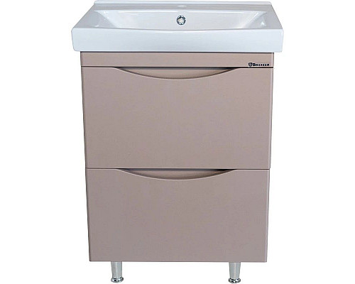 Заказать Тумба с раковиной капучино 60,5 см Bellezza Санриса 4630109660452 + 4690311076861 в магазине сантехники Santeh-Crystal.ru