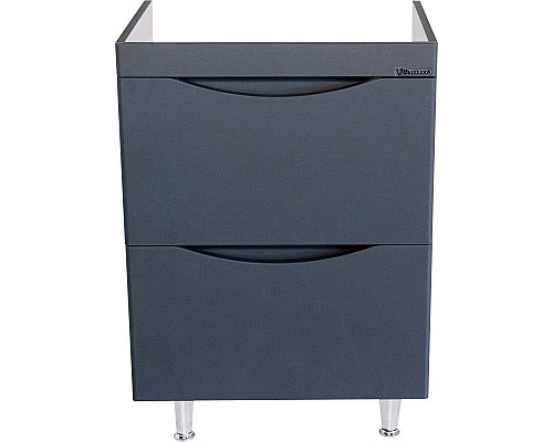 Заказать Тумба с раковиной серебро 60,5 см Bellezza Санриса 4630109660360 + 4690311076861 в магазине сантехники Santeh-Crystal.ru