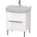 Тумба белый глянец 62,5 см Duravit Happy D.2 H2637202222