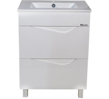 Тумба с раковиной белый глянец 60,9 см Bellezza Эйфория 4639109000015 + 4640013393575