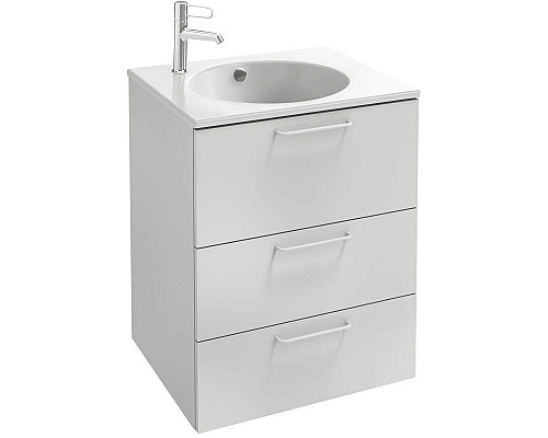 Приобрести Тумба белый матовый 60 см Jacob Delafon Odeon Rive Gauche EB2530-R6-M49 в магазине сантехники Santeh-Crystal.ru