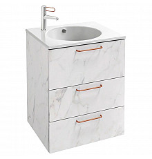 Тумба белый мрамор 60 см Jacob Delafon Odeon Rive Gauche EB2530-R7-NR4