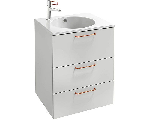 Купить Тумба белый матовый 60 см Jacob Delafon Odeon Rive Gauche EB2530-R7-M49 в магазине сантехники Santeh-Crystal.ru