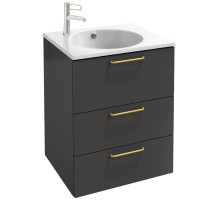 Тумба серый антрацит 60 см Jacob Delafon Odeon Rive Gauche EB2530-R8-N14