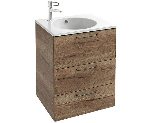 Приобрести Тумба дуб табак 60 см Jacob Delafon Odeon Rive Gauche EB2530-R9-E52 в магазине сантехники Santeh-Crystal.ru