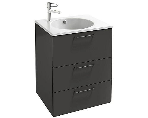 Купить Тумба серый антрацит 60 см Jacob Delafon Odeon Rive Gauche EB2530-R9-N14 в магазине сантехники Santeh-Crystal.ru