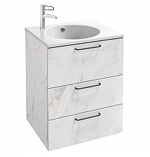 Тумба белый мрамор 60 см Jacob Delafon Odeon Rive Gauche EB2530-R9-NR4