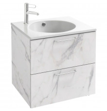 Тумба белый мрамор 60 см Jacob Delafon Odeon Rive Gauche EB2520-R5-NR4