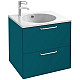 Приобрести Тумба сине-зеленый матовый 60 см Jacob Delafon Odeon Rive Gauche EB2520-R5-M85 в магазине сантехники Santeh-Crystal.ru