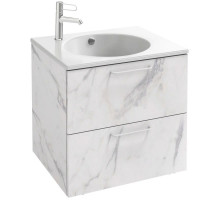 Тумба белый мрамор 60 см Jacob Delafon Odeon Rive Gauche EB2520-R6-NR4