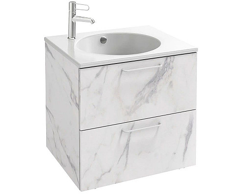 Купить Тумба белый мрамор 60 см Jacob Delafon Odeon Rive Gauche EB2520-R6-NR4 в магазине сантехники Santeh-Crystal.ru