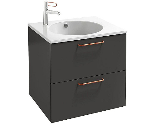 Купить Тумба серый антрацит 60 см Jacob Delafon Odeon Rive Gauche EB2520-R7-N14 в магазине сантехники Santeh-Crystal.ru