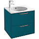 Приобрести Тумба сине-зеленый матовый 60 см Jacob Delafon Odeon Rive Gauche EB2520-R7-M85 в магазине сантехники Santeh-Crystal.ru