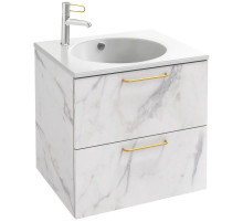 Тумба белый мрамор 60 см Jacob Delafon Odeon Rive Gauche EB2520-R8-NR4