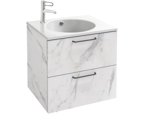 Купить Тумба белый мрамор 60 см Jacob Delafon Odeon Rive Gauche EB2520-R9-NR4 в магазине сантехники Santeh-Crystal.ru
