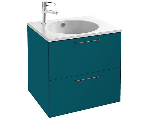 Заказать Тумба сине-зеленый матовый 60 см Jacob Delafon Odeon Rive Gauche EB2520-R9-M85 в магазине сантехники Santeh-Crystal.ru